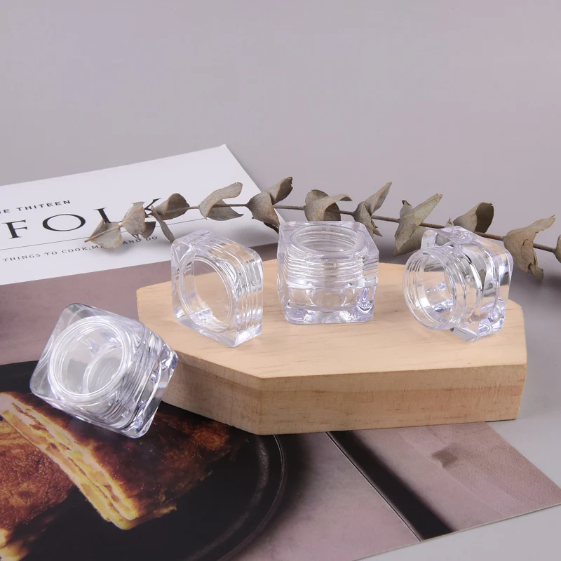 5g пустые прозрачные акриловые тени для век косметический контейнер лица