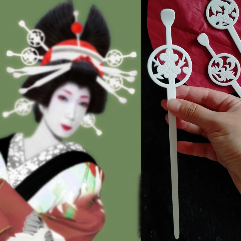 Стик для волос в классическом японском стиле Женский аксессуар кимоно