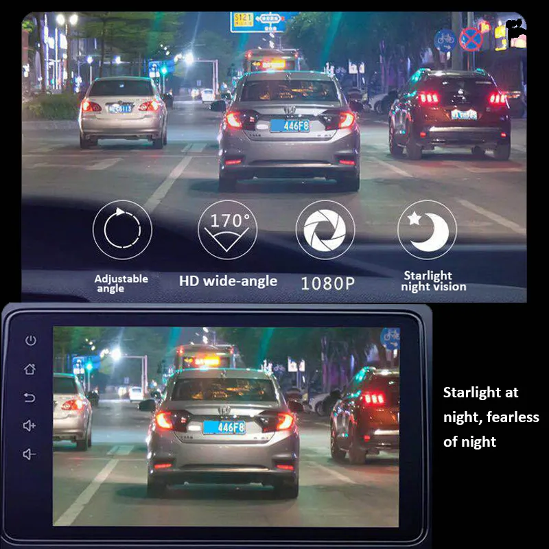 TOSPRA S500 ADAS Мини Автомобильный видеорегистратор камера Full HD LDWS Авто Цифровой видеорегистратор Dash Cam для Android dvr камера мультимедийный плеер
