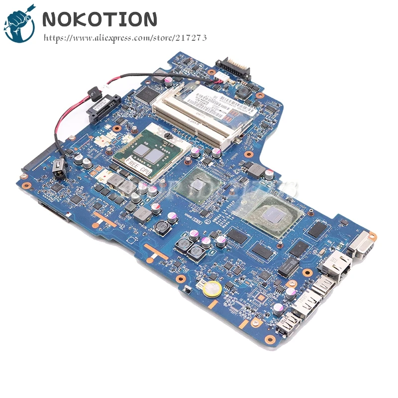 NOKOTION для ноутбука Toshiba Satellite A660 A665 материнская плата NWQAA LA-6062P K000104400 HM55 DDR3 GT330M