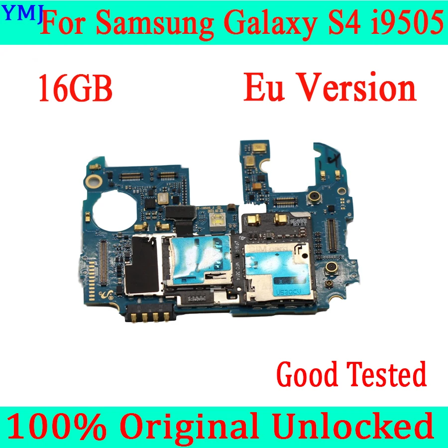 Оригинальная разблокированная материнская плата для Samsung Galaxy S4 i9505 с полными