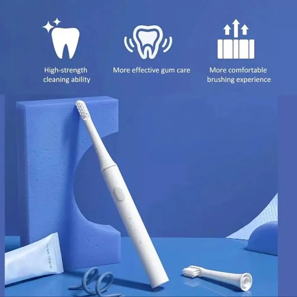 Зубная щетка XIAOMI MIJIA звуковая аккумуляторная USB зарядка водонепроницаемая