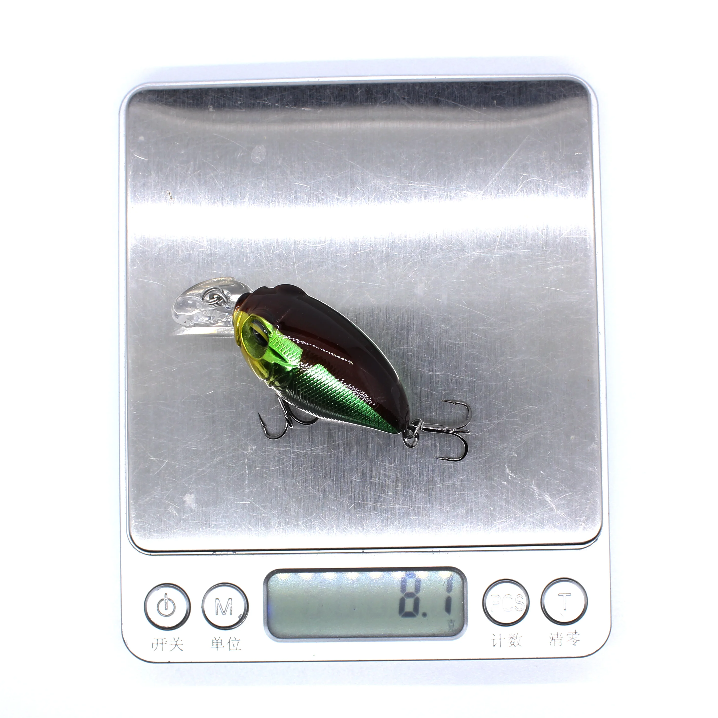 

AOCLU wobblers Super Quality 6pcs/lot 40mm 8.1g Hard Bait Minnow Shad Crankbait Fishing lure Bass Fresh Salt water tackle