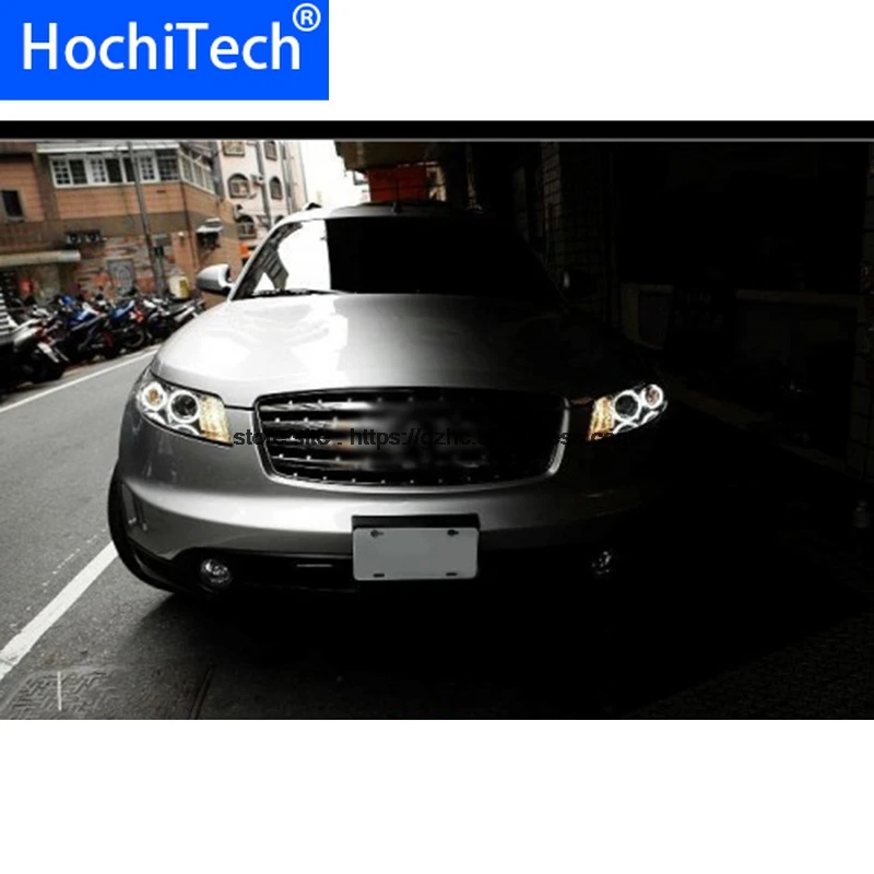 

For Nissan INFINITI FX35 FX45 2003-2008 Ultra Bright Day Light DRL CCFL Angel Eyes Demon Eyes Kit Warm White Halo Ring