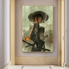 Японское искусство гейши искусство мечты воин брикет плакаты и печать на стене постер Настенная картина для гостиной