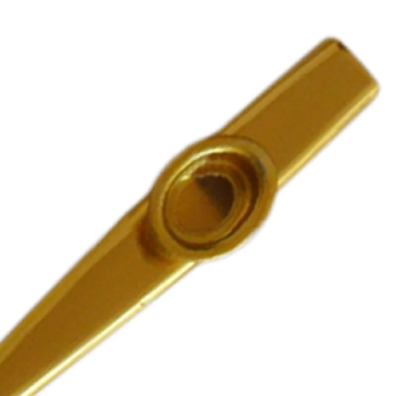 Металлический Золотой + 2 диафрагменных канавки Kazoo Подарочный Желтый инструмент
