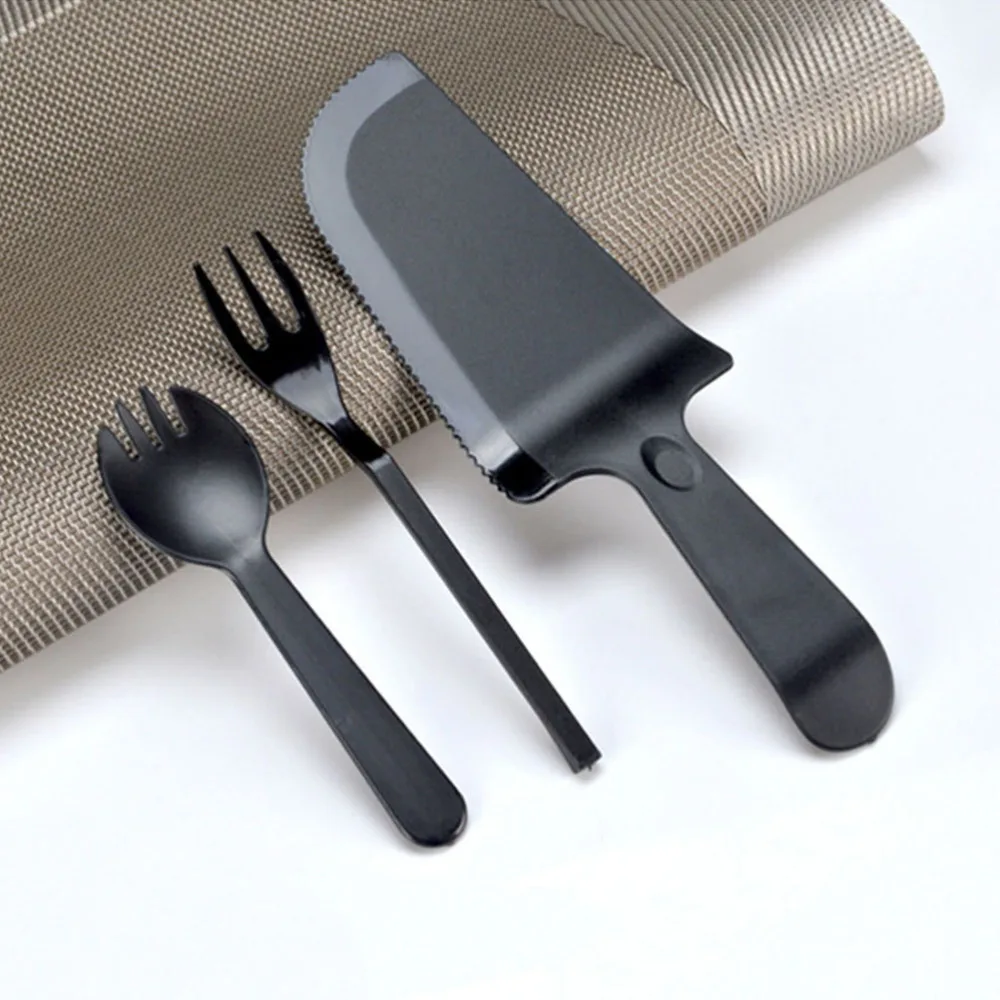 5 предметов одноразовые столовые приборы тарелки для торта вилки дня рождения