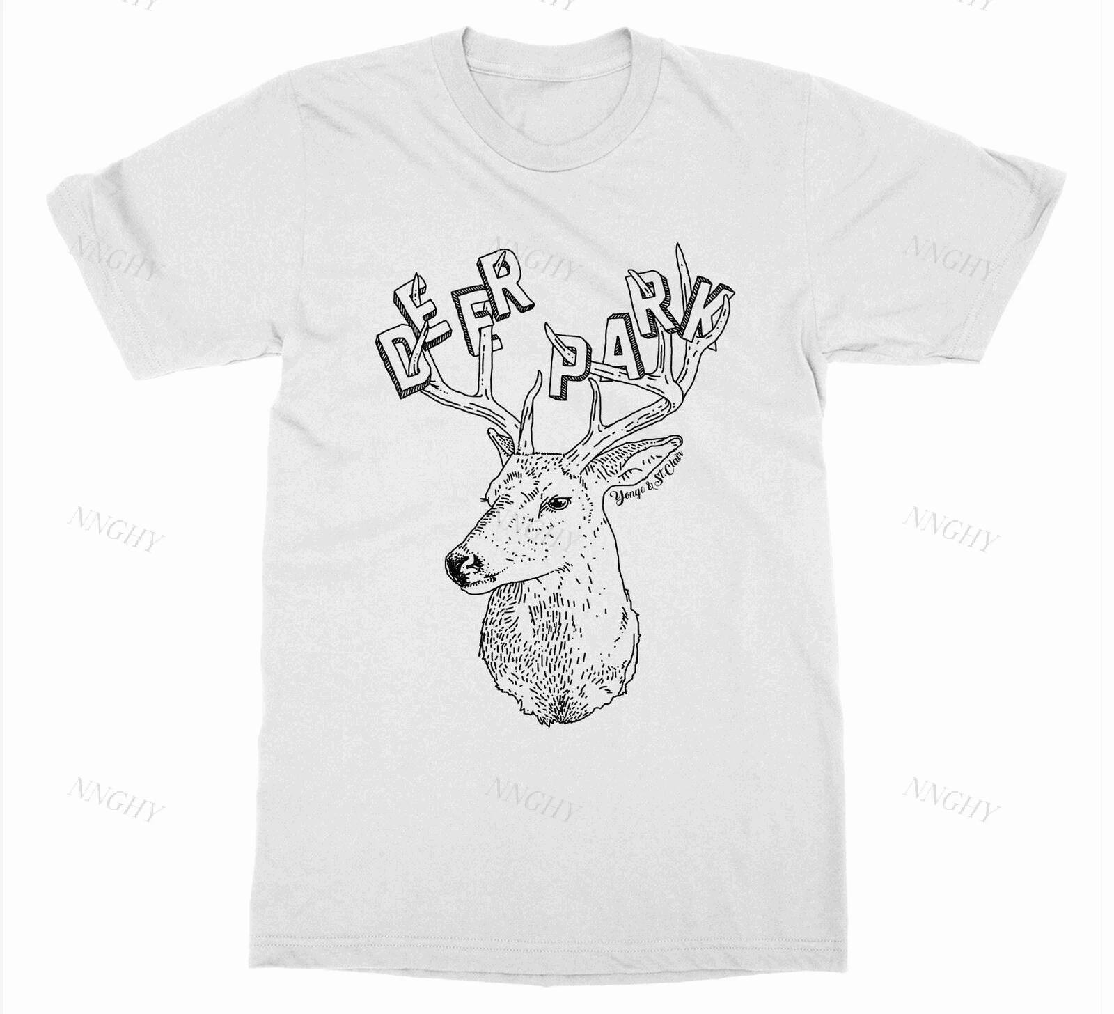 Футболка с принтом Олень парк Торонто|Мужские футболки| |