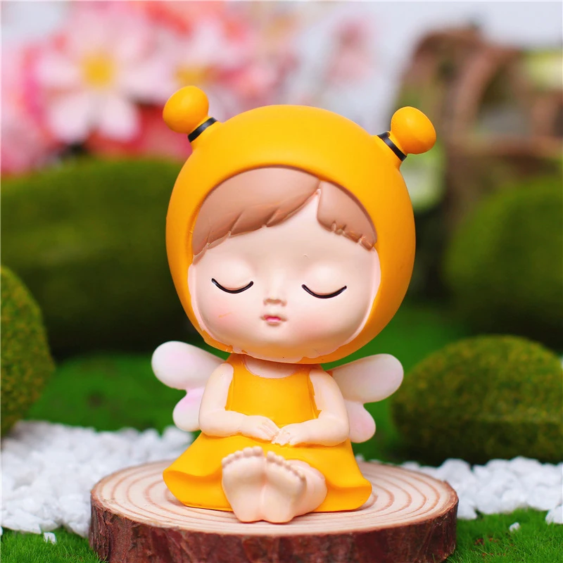 

Cute Girl Bee Girl Desktop Home Decoration Ornaments Children Gifts Blind Boxes Blind Bag Toys Cajitas Sorpresas Birthday Gift