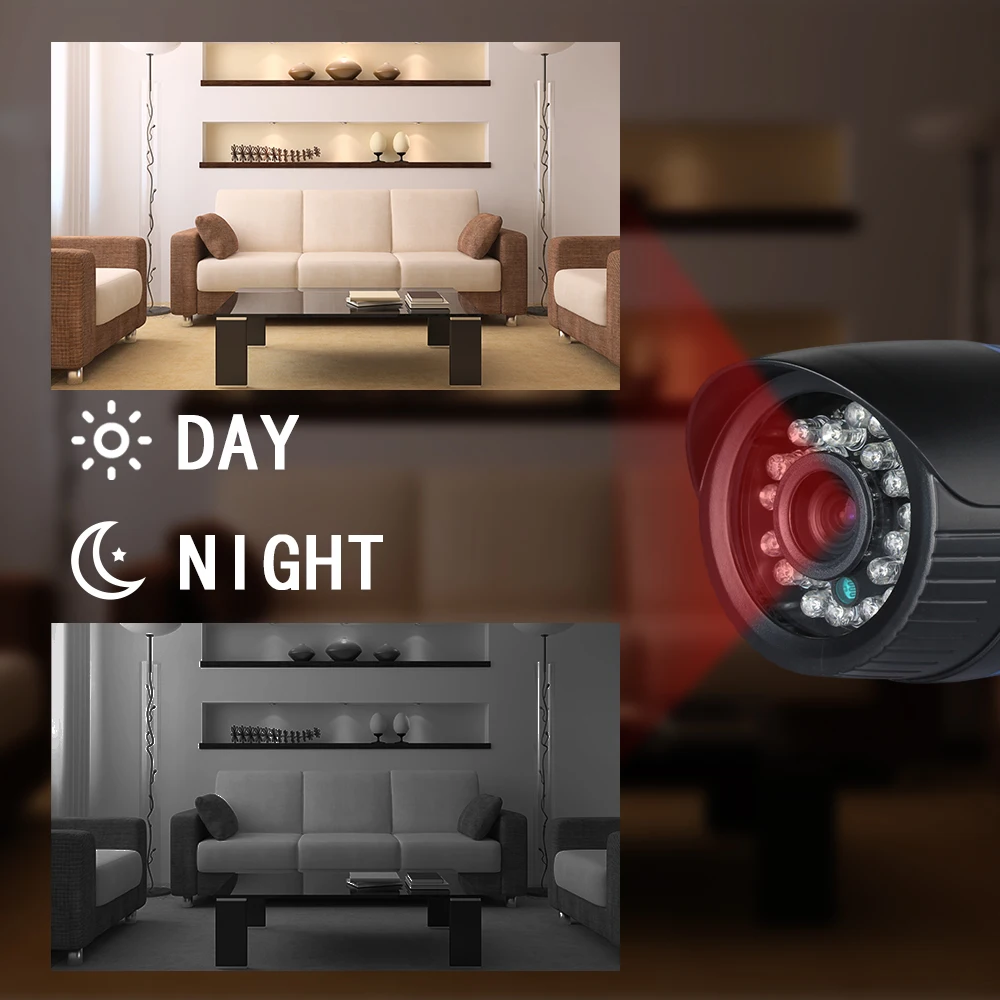 

1080P Wifi Camera Bullet Outdoor Night Vision Wireless Video Surveillance Audio Recording Motion Detection With SD Card Slot