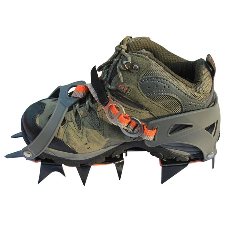 14 Зубцов ледяной захват Нескользящие скалолазание скобы чехол для обуви ледяные