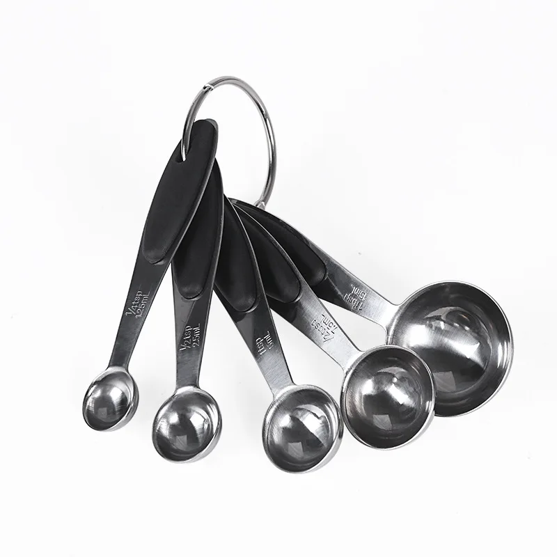 

10-piece stainless steel measuring cup, measuring spoon, measuring spoon set, with silicone heat insulation pad, baking tools