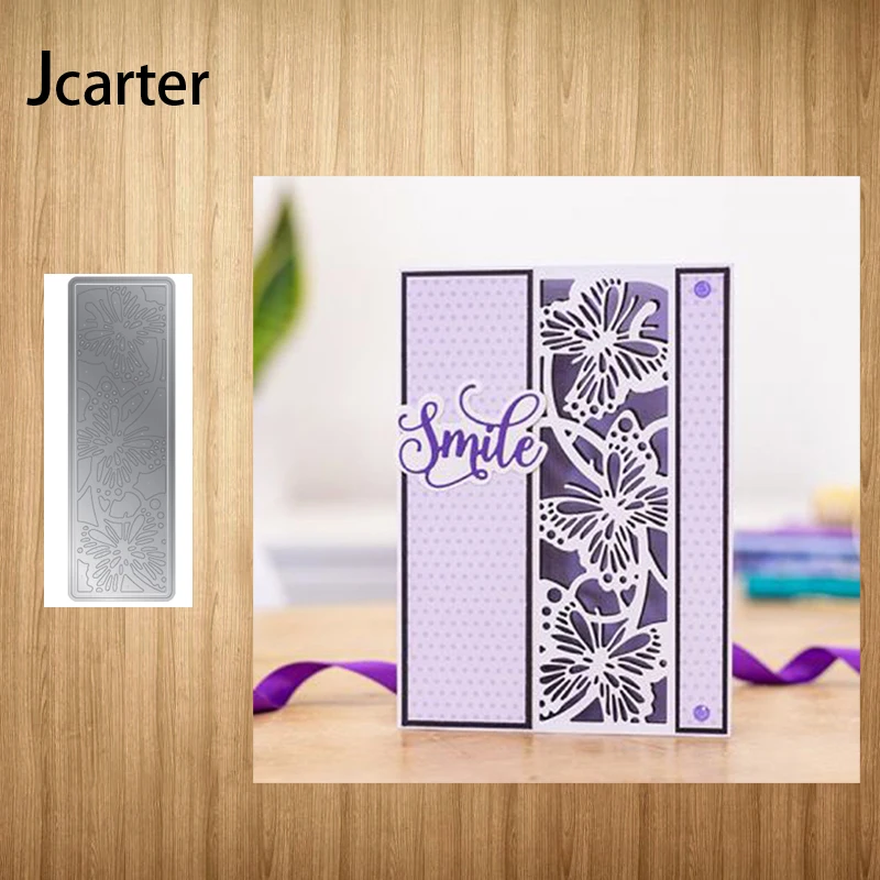 

Rectangle Butterfly Background New Metal Cutting Dies Craft Stencil Scrapbooking Handmade Card Make Shape Album Decoration Model