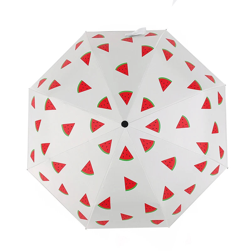 Складной зонт для защиты от солнца тройной складной аксессуар из черной резины