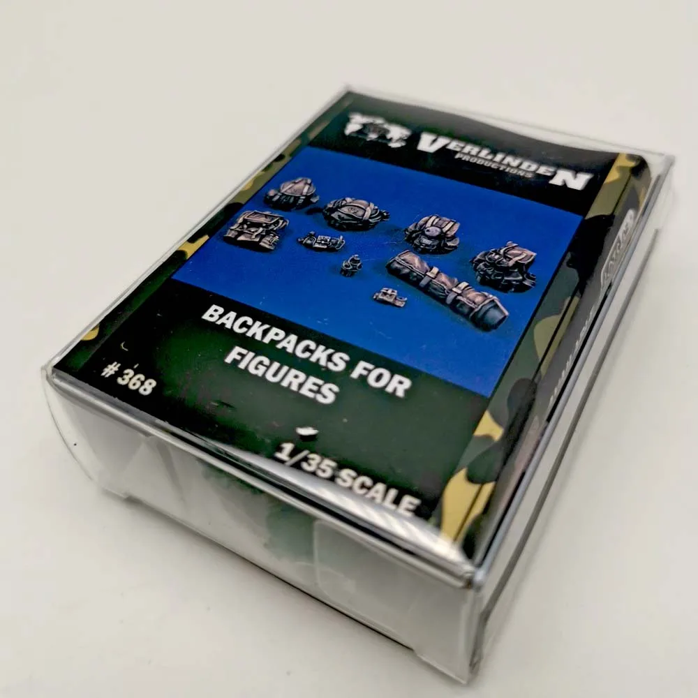 

VERLINDEN 1/35 Resin Model Backpacks For US Army Military Soldiers 1 Set Box Packing