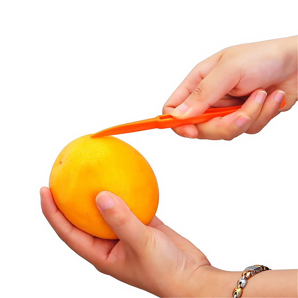 6pcs Orange Peelers orange device skinning knife juice helper Citrus Opener fruit vegetable tools Kitchen Tool images - 6