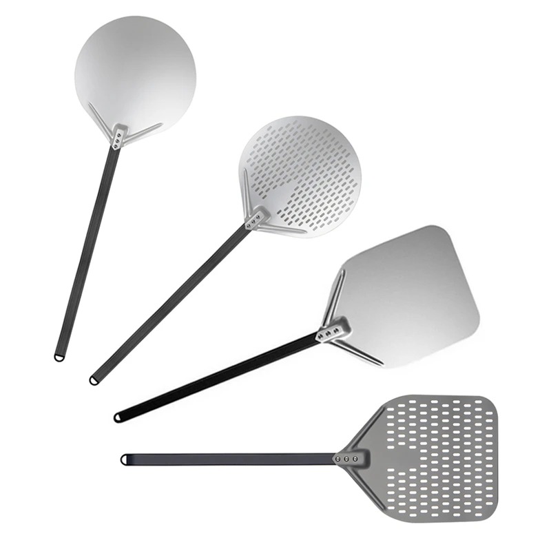 

12 14 inch Pizza Shovel Peel Big long Aluminum With Long Handle Pastry Tools Peels Shovel Peel Paddle Pizza Cake Baking Tools