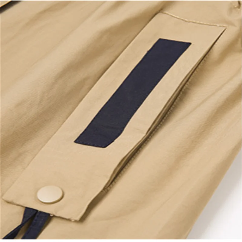 

Windshield Women's Middle-Length British Wind 2020 New Popular Autumn And Winter Waist Thin Hooded Coat Tide