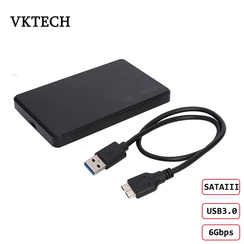 2,5 дюймов HDD SSD чехол Sata для USB 3,0 2,0 адаптер бесплатно 5 Гбит/с Корпус жесткого диска Поддержка 2 ТБ HDD диск для WIndows Mac OS - Цвет: USB3.0 (B)