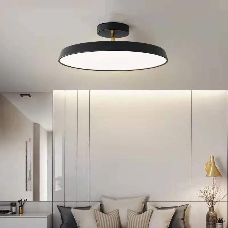 

Светодиодные потолочные светильники для спальни, современные круглые лампы для потолка для гостиной, люстры, кухни, домашний декор, освещение для коридора