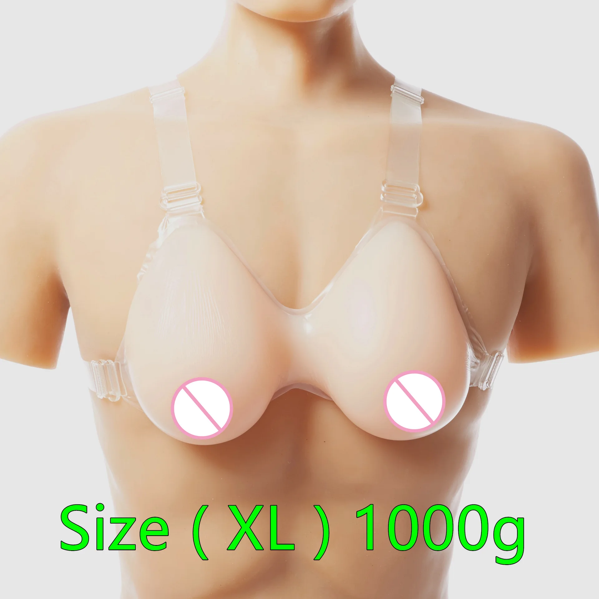 Cosplay 1000g water-drop pseudonym siliconeSilicone Breast Forms Fake Breasts For Crossdresser Postoperative Transvestite Gift