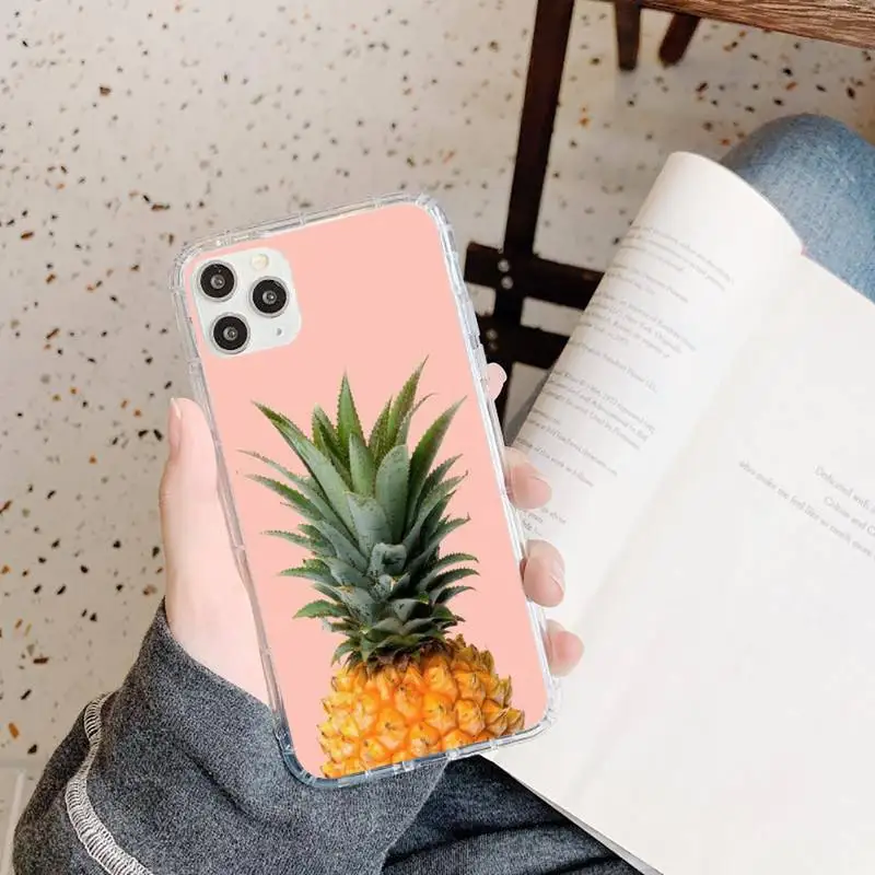 

Pineapple Phone Case Transparent for iPhone 11 12 mini pro XS MAX 8 7 6 6S Plus X 5S SE 2020 XR