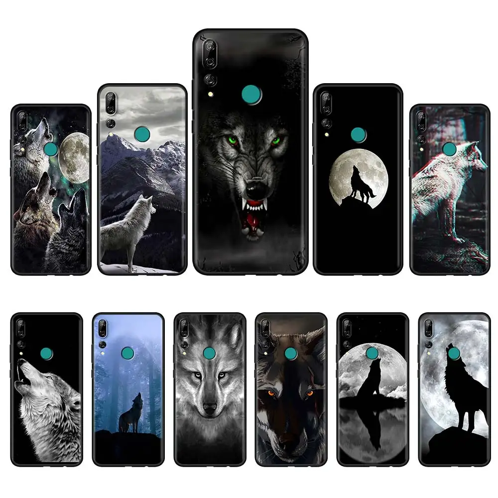 

Hot Sale The Wolf Cases For Huawei Mate 40 20 Pro 10 Lite Black Cover Y6 Y7 Y9 2019 Y8s Y8p Y9a Y5p Y6p Y7a Soft Couqe Caso Capa