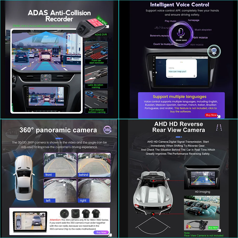 Автомобильный радиоприемник Carplay 8 + 128G Android 11 стерео видео мультимедийный плеер