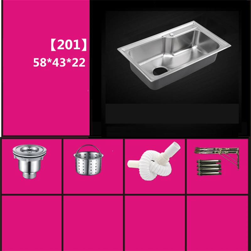 Cucina Inox Portatil Cocina Acero inoxiable Evier Cuisine Banheiro De Kitchen Cuba Lavabo Pia Cozinha Fregadero раковина для мытья