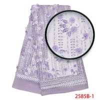 african french lace fabric handmade beads lace latest bridal lace materials royal blue embroidery beaded lace fabrics xz2926b 1