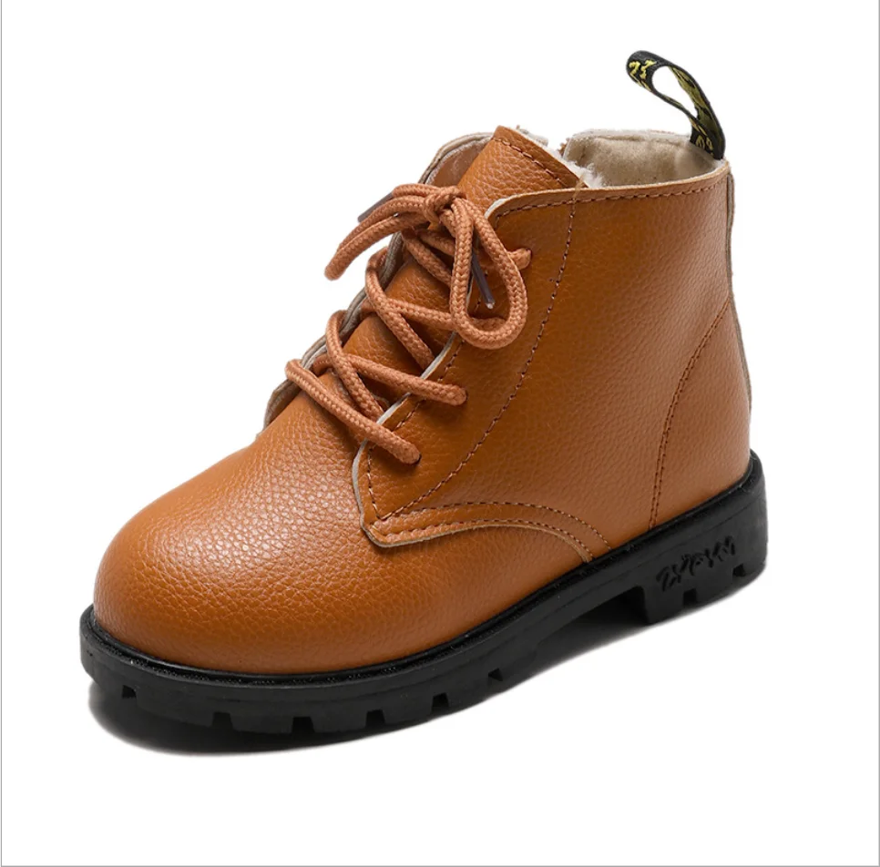 Новинка 2019 года сезон осень модные детские удобные ботинки martin на мягкой подошве