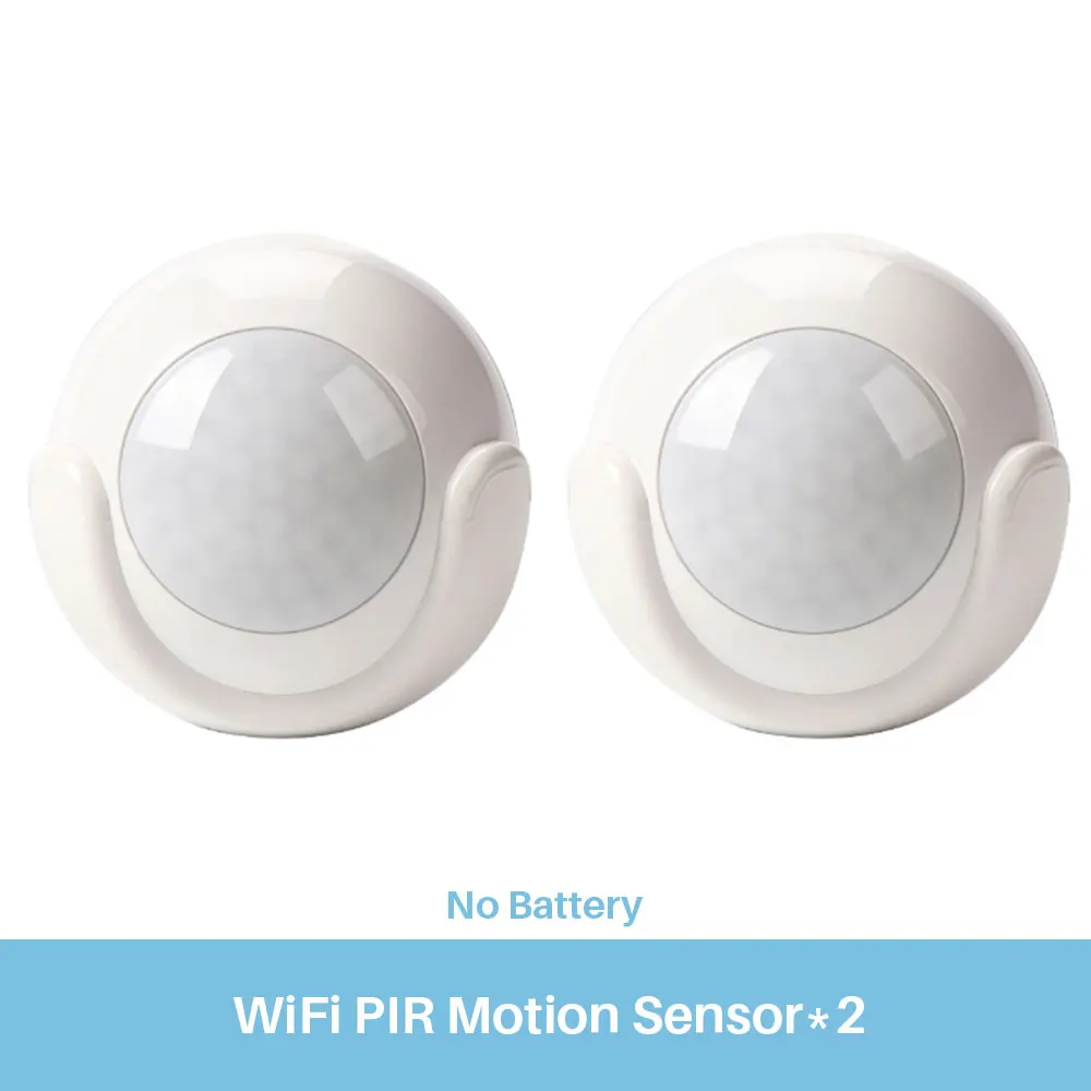 2 Pcs WiFi PIR датчик движения инфракрасный детектор внутренней безопасности без концентратора не требуется SmartLife приложение Push Alert батарея мощность работает с iftt - Цвет: 2 Pcs