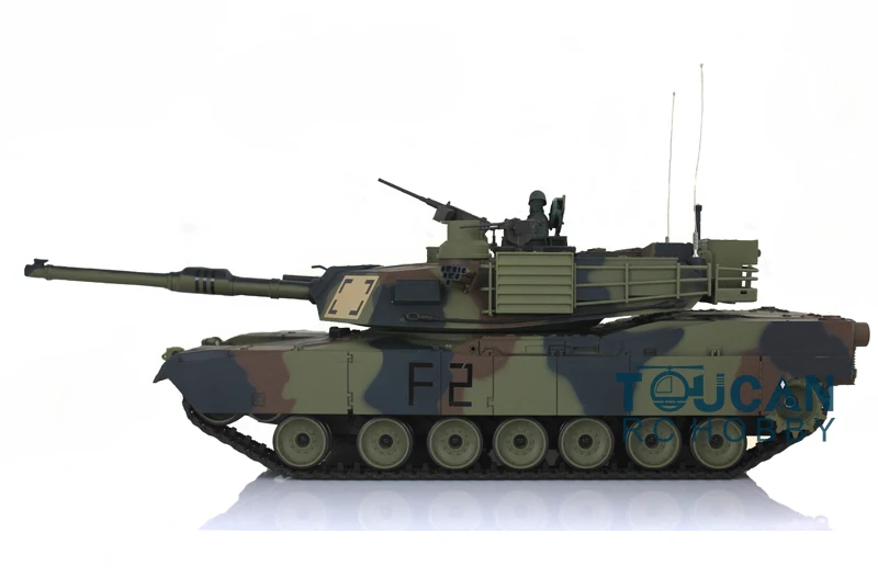Хэн длинные 1/16 7 0 Р/У танки Пластик M1A2 Абрамс 3918 360 ° башни отдача ствола TH17809-SMT4 |