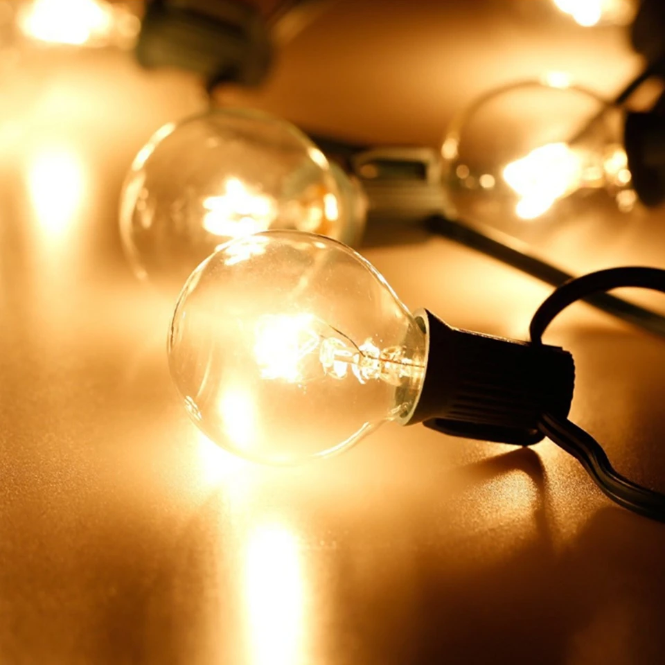 Рождественская Свадебная гирлянда сказочная лампочка светодиодный Глобус