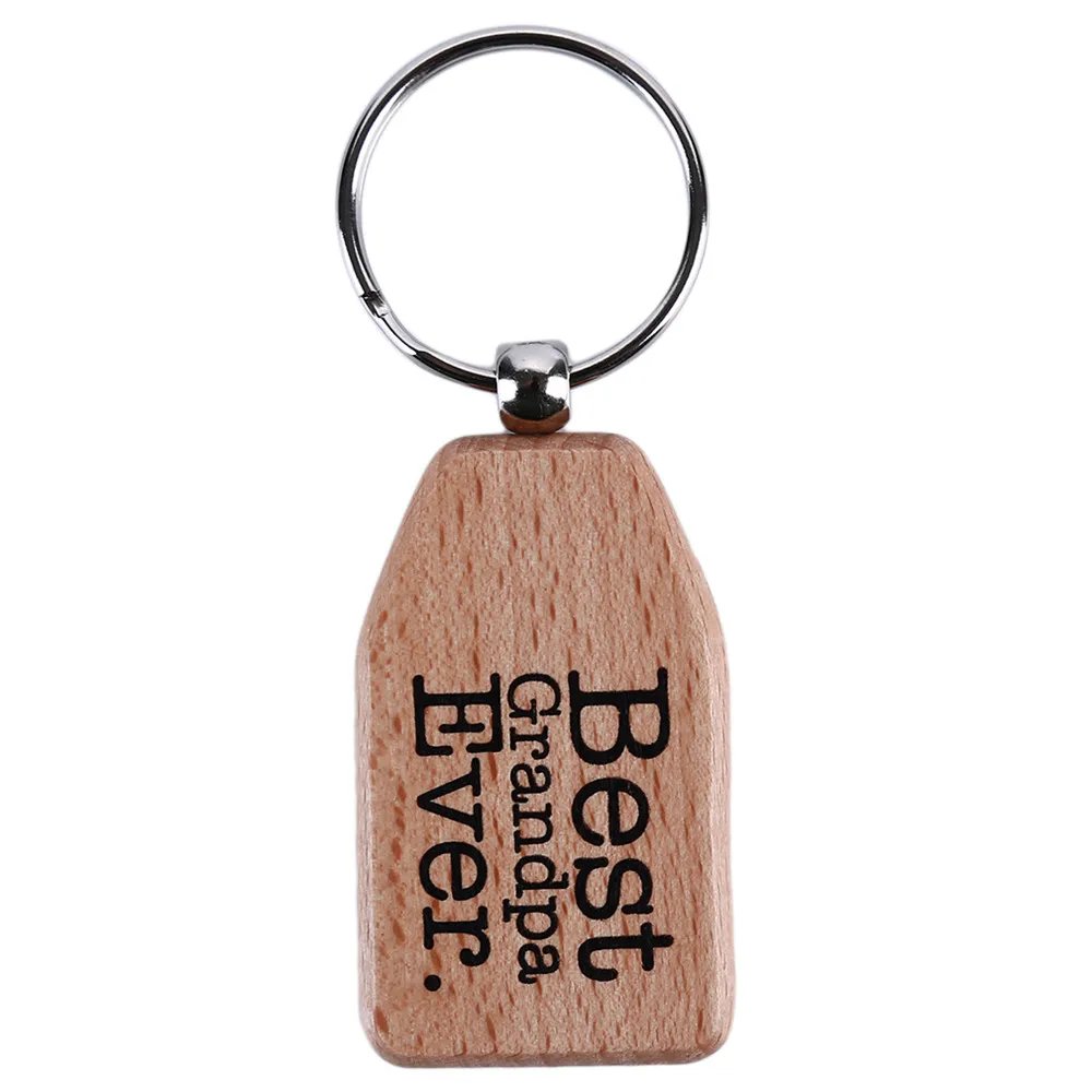 Ellenmar геометрический деревянный кулон брелок простой личность креативный