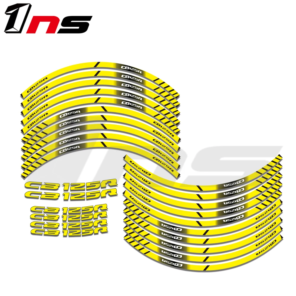 

for HONDA CB125R CB 125R Motorcycle inner wheel Stickers rim reflective decoration decals