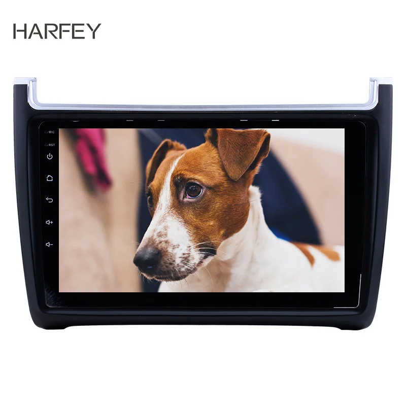 Автомагнитола Harfey мультимедийный плеер на Android 10 0 4 + 64 гб 9 дюймов 1din GPS для Volkswagen