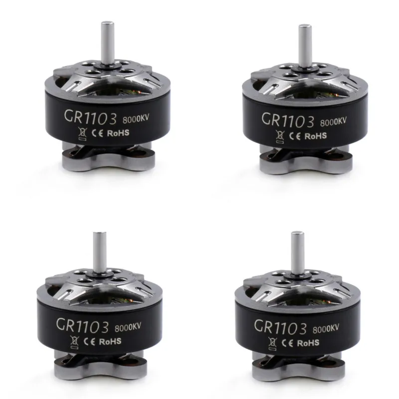 4 шт. GEPRC SPEEDX GR1103 8000KV 2-3S FPV гоночный бесщеточный двигатель для радиоуправляемого