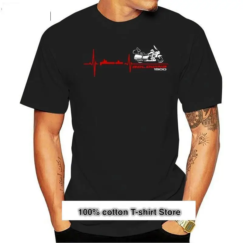 

Camiseta de Vestido Simple para hombre, prenda de vestir, de japon, GOLDWING, GL1500, batподдерживают, сердцебиение, 2019