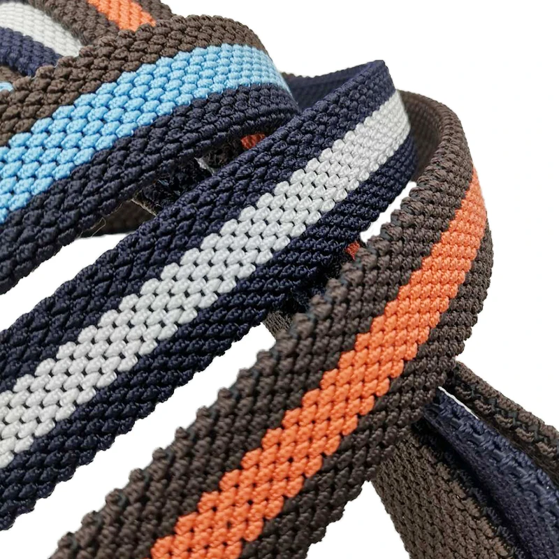 Мужские тканевые брюки ремень из натуральной кожи регулируемый нейлоновый