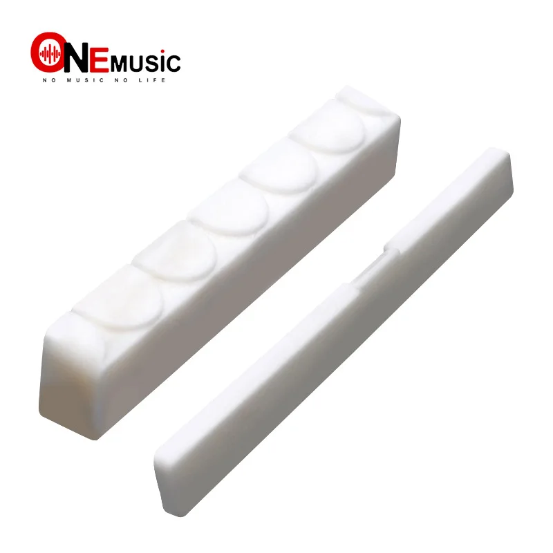 

Cattle Bone Nut and Bridge Saddle for Classic Guitar 6 String Guitar Bridge Cow Bone Saddle Nut Guitar Parts