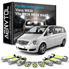 Светодиодная внутренняя лампа AENVTOL Canbus для Mercedes Benz Viano Vito W638 W639 W447 1996-2012 2013 2014 2015 2016 2017, аксессуары