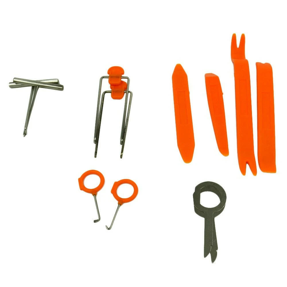 

12x Car Door Trim Panel Dash Stereo Radio Installer Removal Pry Tools Plastic