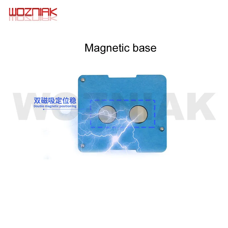 Magnetic base JABE UD для iPhone A8 A9 A10 A11 A12 Baseband cpu BGA трафареты с магнитной основой позиционирования - Цвет: Magnetic base