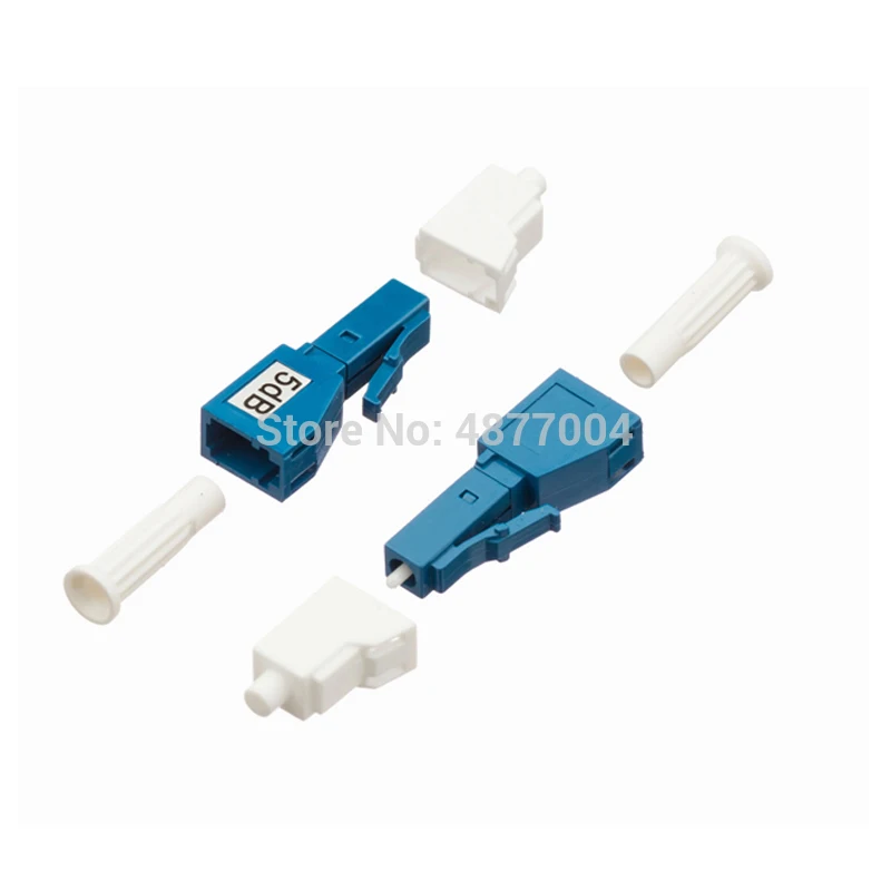 50 шт./лот волоконно-оптический аттенюатор LC-PC Женский на обоих концах для