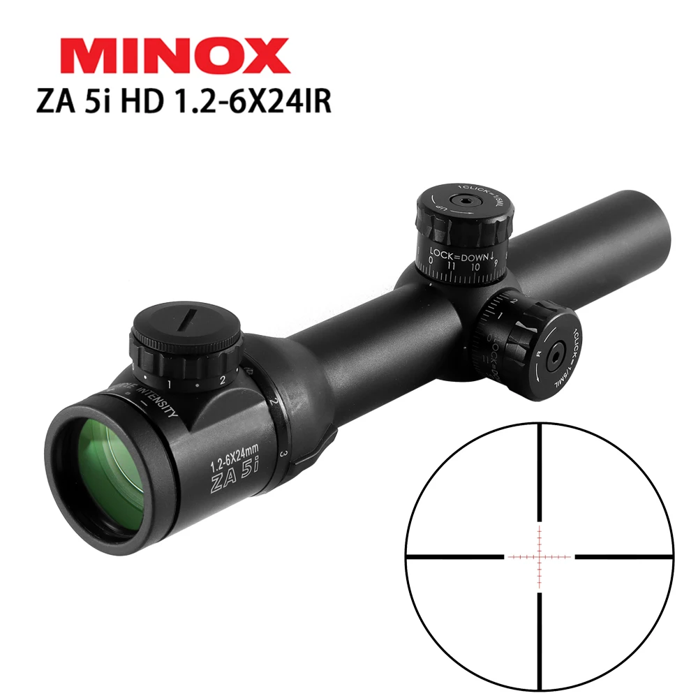 Охотничий прицел Minox ZA 5I HD 1 2 6x24 ИК Германия тактический снайпер страйкбол