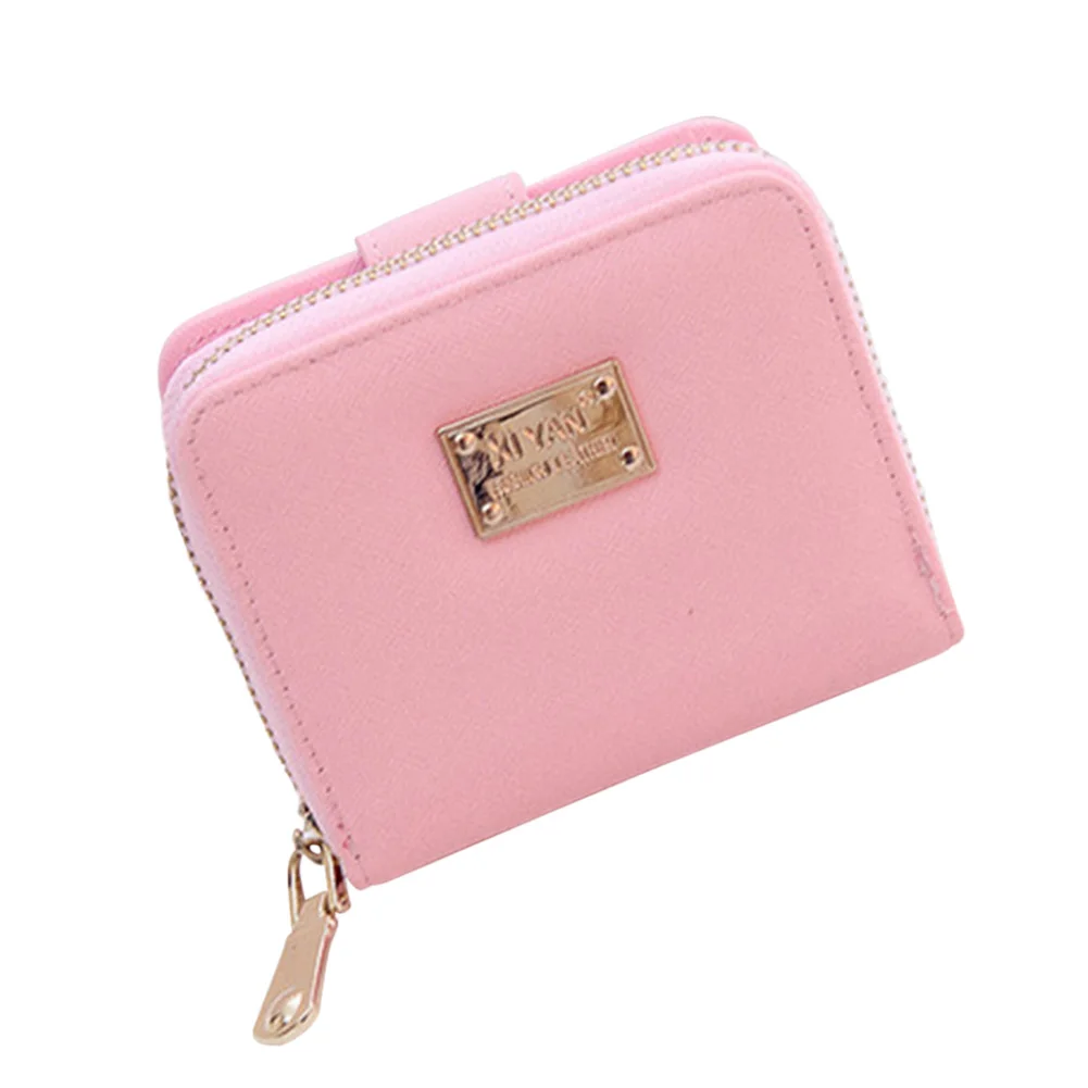 Женский кошелек на молнии для монет переносная маленькая сумка клатч женские