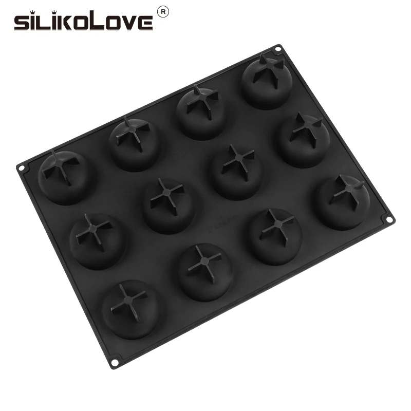 Силиконовые формы для выпечки SILIKOLOVE силиконовые в форме капли безопасные черные