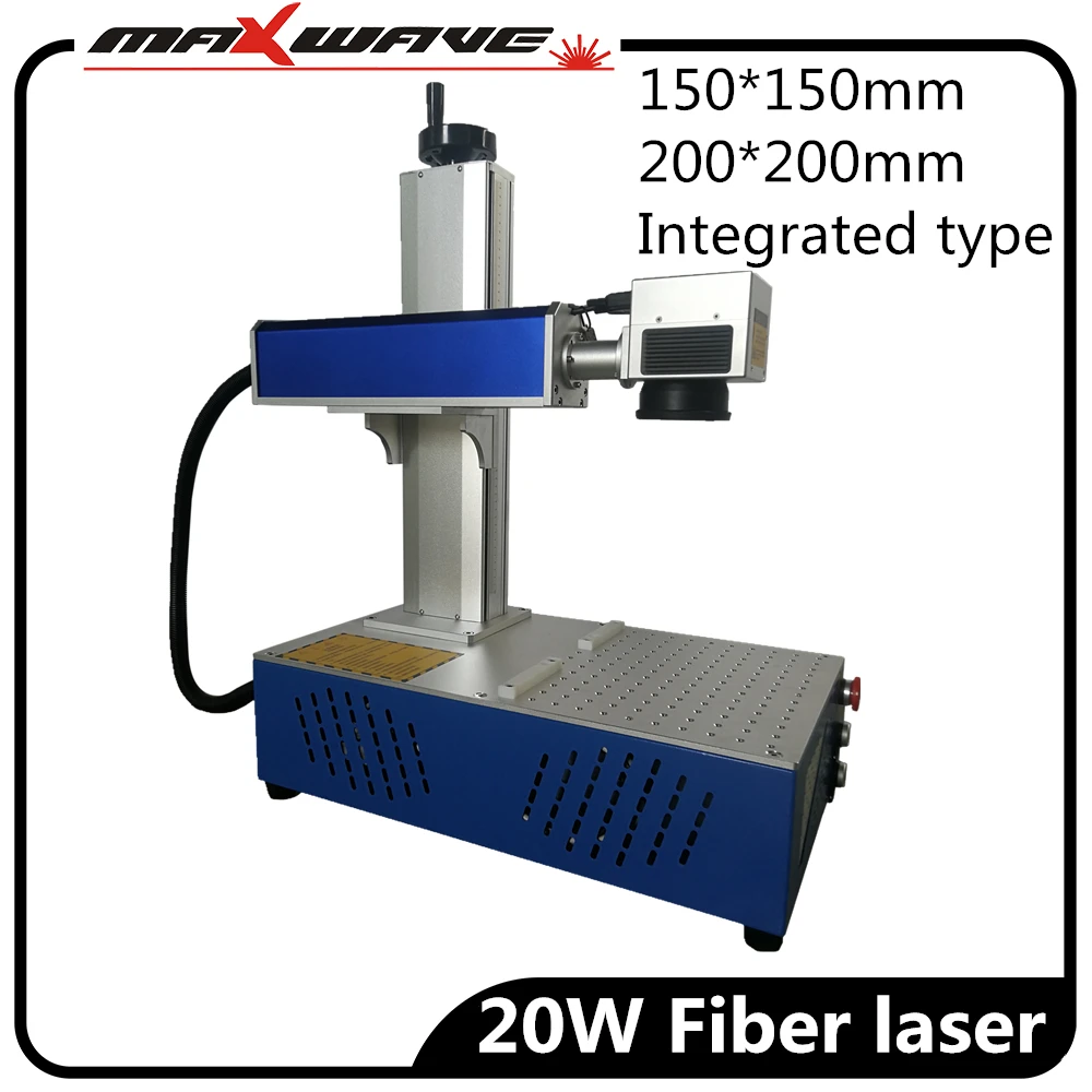 Настольная интегрированная мини машина для лазерной маркировки 20 Вт 30 50 150*150