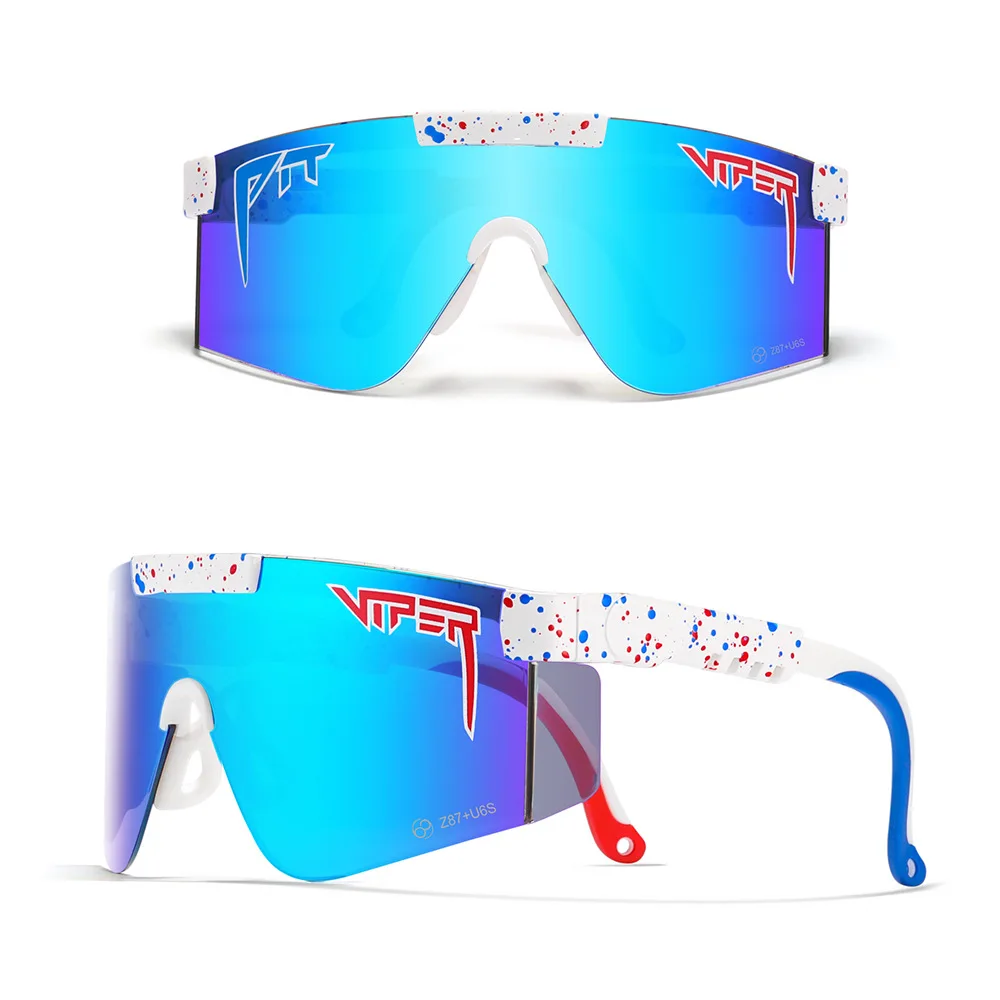 Pit Viper Sunglasses Z87 Lens TR90 Unbreakable Fashion Sports Goggle 2021 New Arrival UV400 Mirror Glasses With Free Box